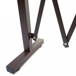 MCW Absperrgitter -B34, Scherengitter Rankhilfe Tierschutzgitter ausziehbar, Alu braun ~ Höhe 153cm, Breite 32-265cm Best