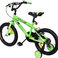 Actionbikes Motors Actionbikes Kinderfahrrad Zombie 16 Zoll, V-Brake-Bremsen, höhenverstellbar, Stützräder, Reflektoren Outlet