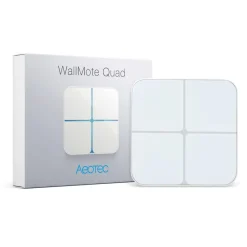 Aeotec WallMote Quad -  Funkwandschalter 4 Tasten Z-Wave Plus ZW130 Clearance