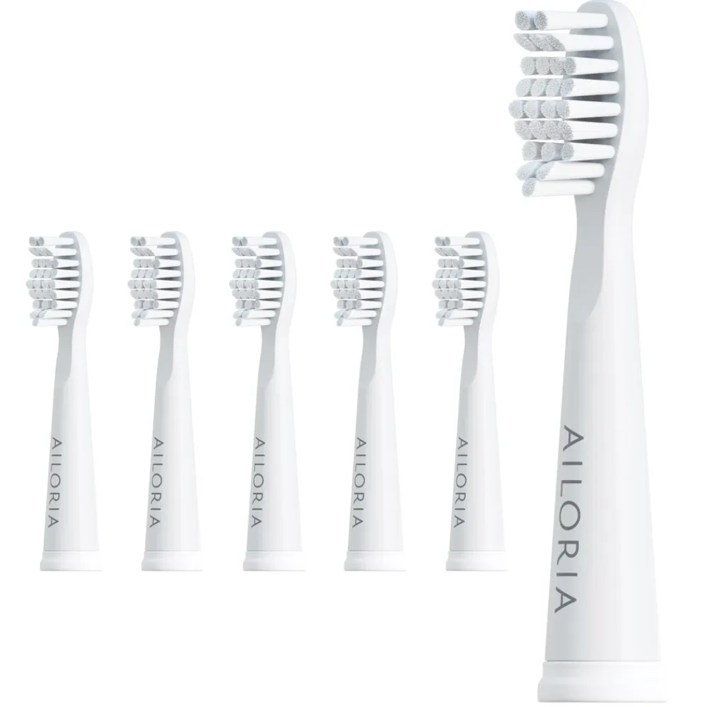 AILORIA Ersatzbürstenköpfe 6er Set FLASH TRAVEL weiß Sale