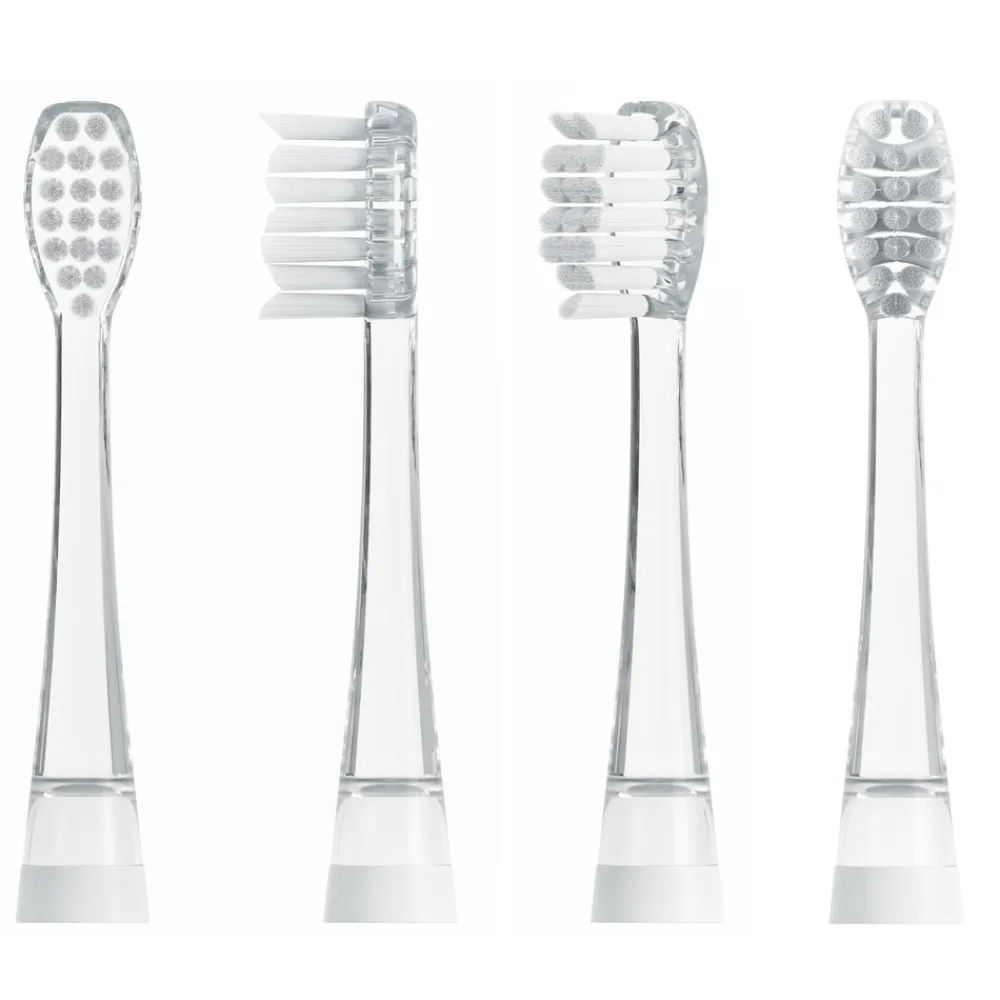 AILORIA Ersatzbürstenköpfe 6er Set BUBBLE BRUSH transparent Hot