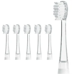 AILORIA Ersatzbürstenköpfe 6er Set BUBBLE BRUSH transparent Hot