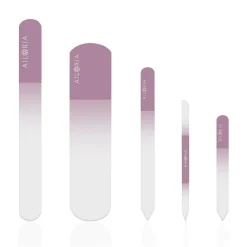 AILORIA Glas-Nagelfeilenset CONTOUR LUXE lila Best