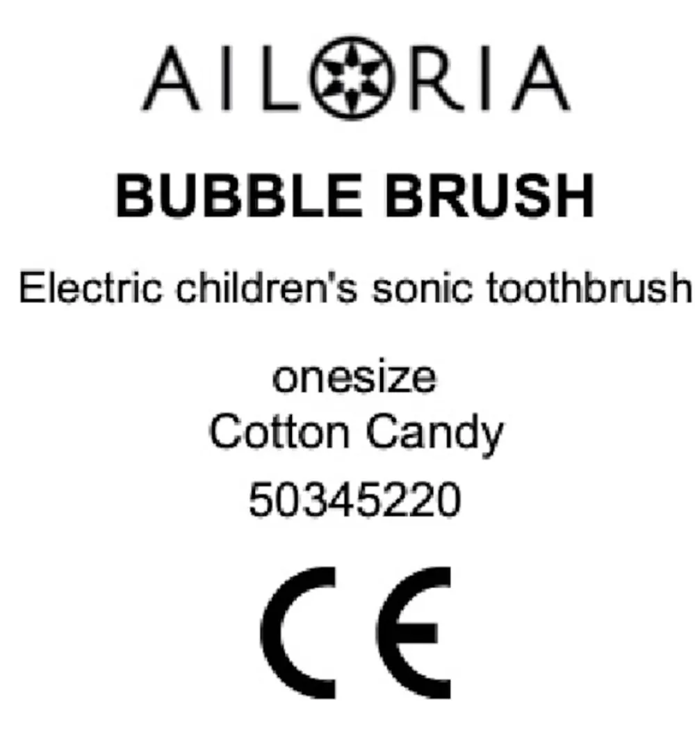 AILORIA Kinder-Schallzahnbürste BUBBLE BRUSH blau Hot