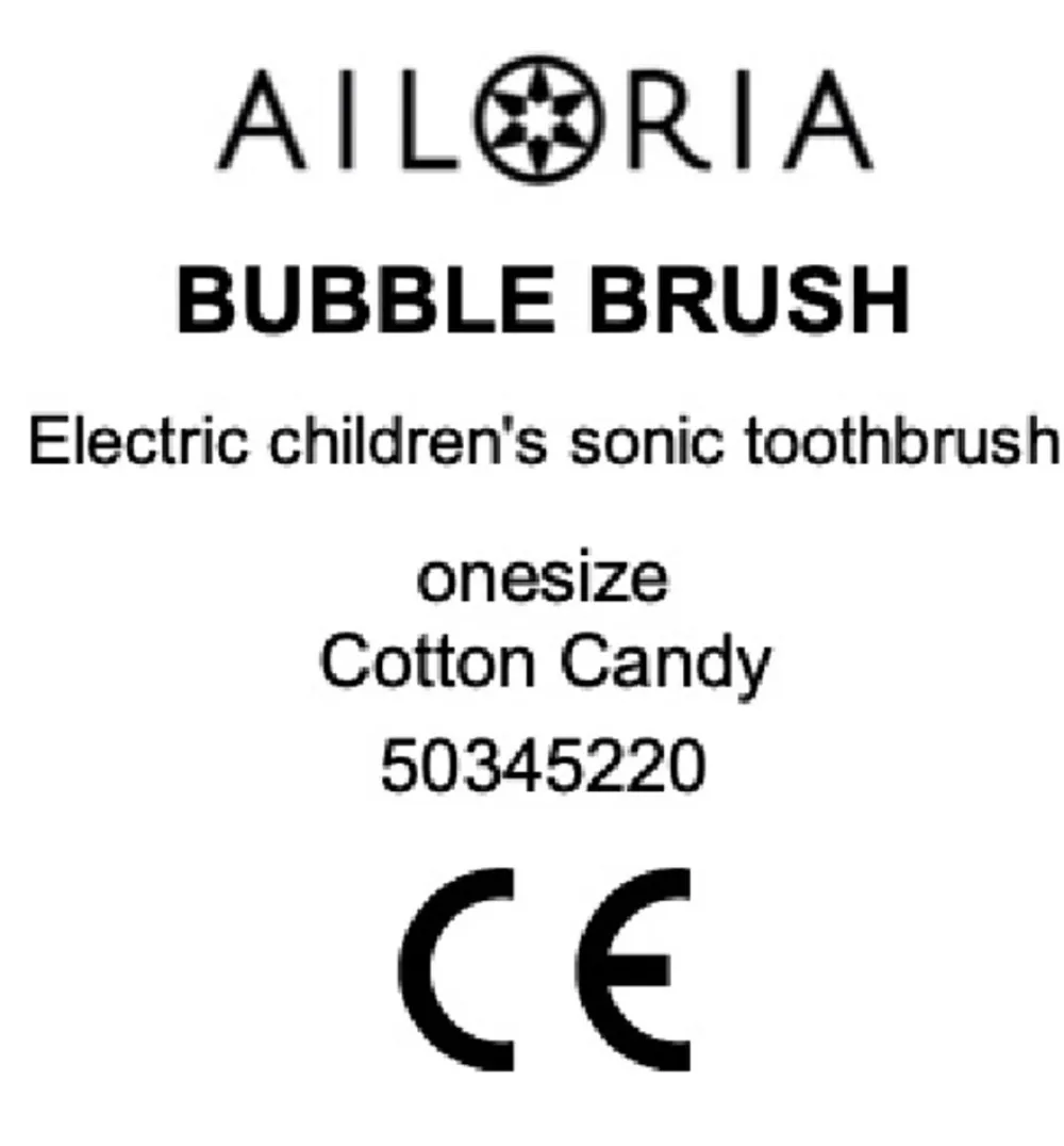 AILORIA Kinder-Schallzahnbürste BUBBLE BRUSH blau Hot