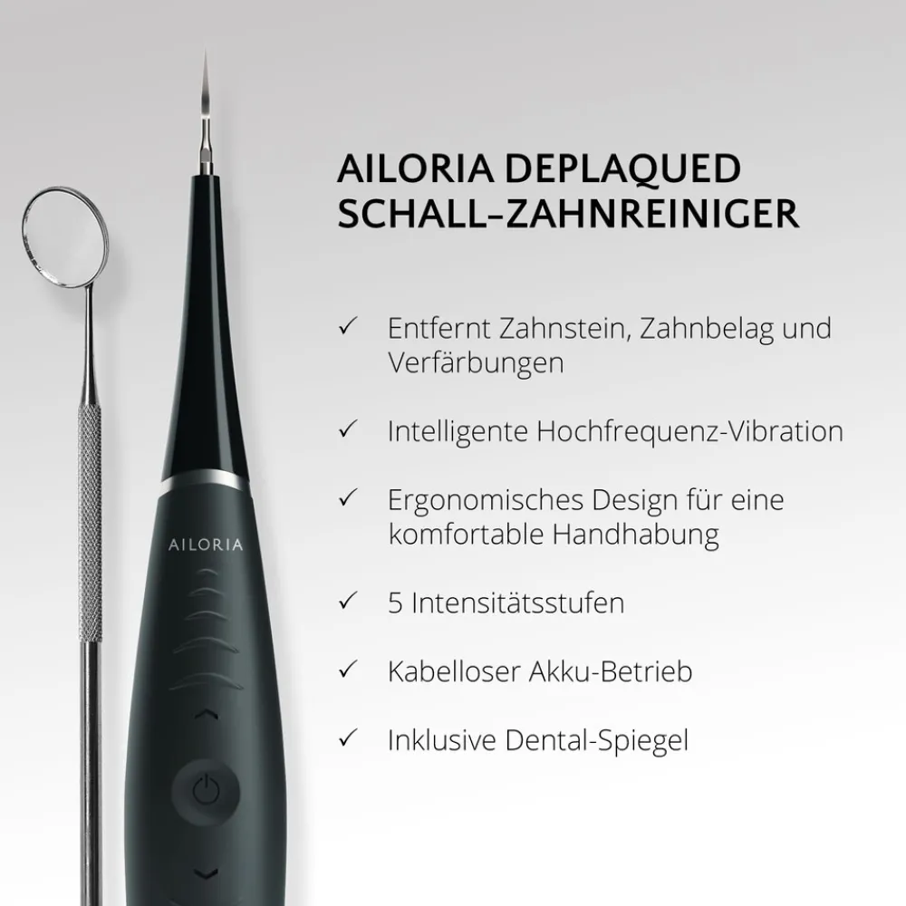 Schall-Zahnreiniger DEPLAQUED ^ AILORIA Hot