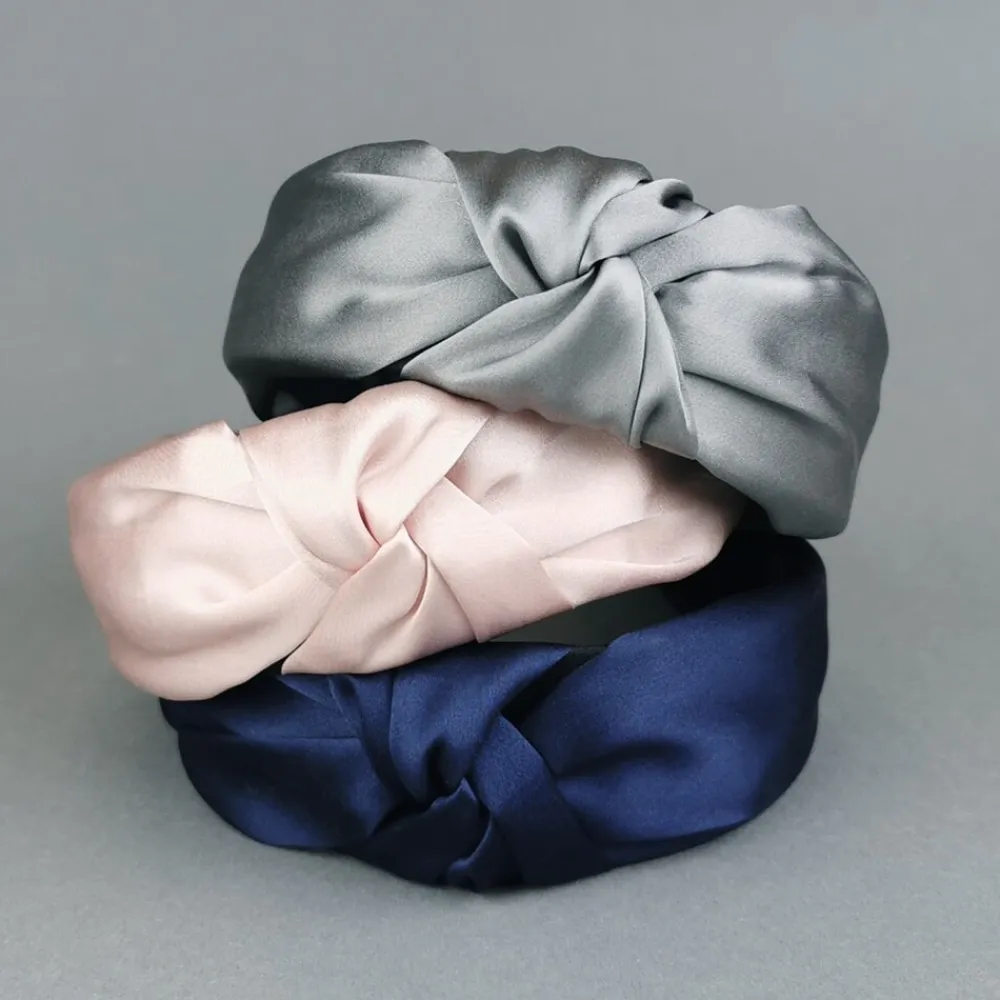 AILORIA Set Hairband und Scrunchie S DELICAT & DOUX grau