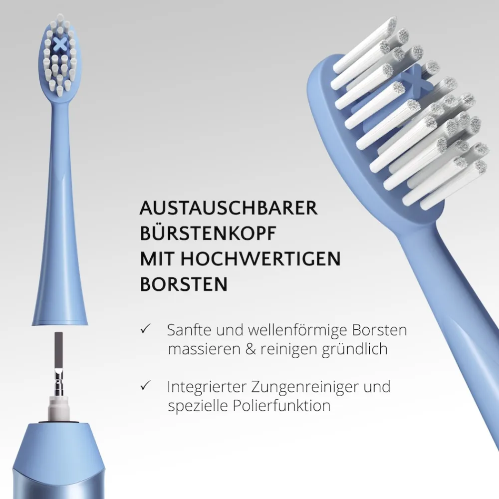 AILORIA Sommer-Edition SHINE BRIGHT USB-Sonic Toothbrush blau