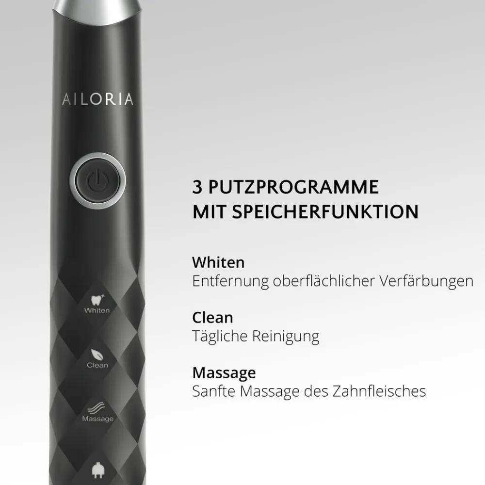 USB-Schallzahnbürste SHINE BRIGHT SET ^ AILORIA Hot