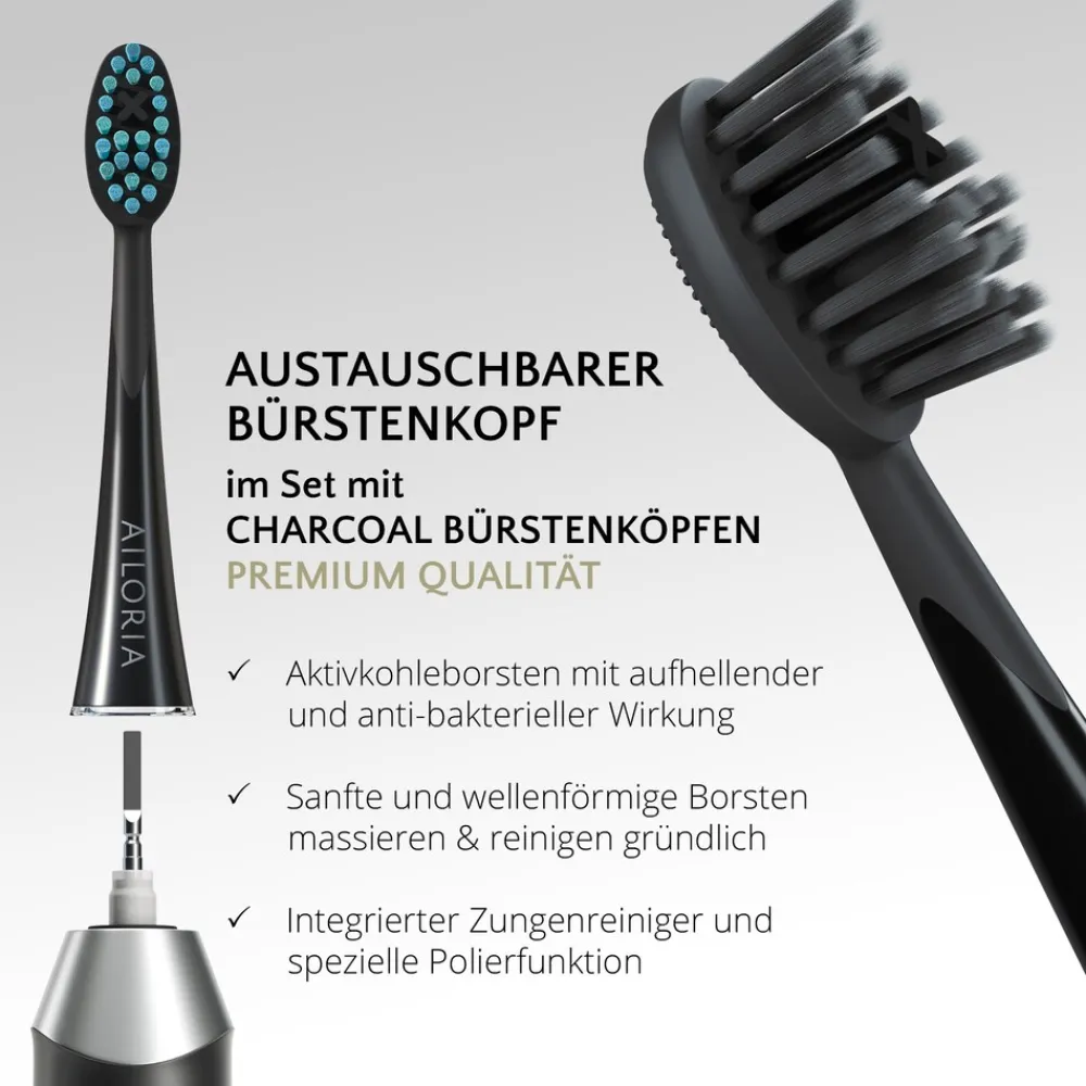 USB-Schallzahnbürste SHINE BRIGHT SET ^ AILORIA Hot