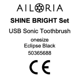 USB-Schallzahnbürste SHINE BRIGHT SET ^ AILORIA Hot