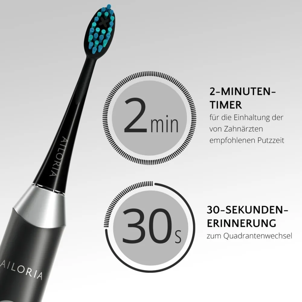 USB-Schallzahnbürste SHINE BRIGHT SET ^ AILORIA Hot