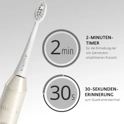 AILORIA USB-Schallzahnbürste SHINE BRIGHT weiß Hot