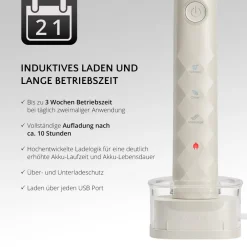 AILORIA USB-Schallzahnbürste SHINE BRIGHT weiß Hot