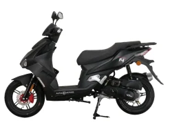 Alpha Motors Motorroller Mustang FI 50 ccm 45 kmh EURO 5 mattschwarz Outlet