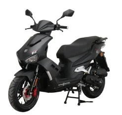 Alpha Motors Motorroller Mustang FI 50 ccm 45 kmh EURO 5 mattschwarz Outlet