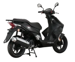 Alpha Motors Motorroller Mustang FI 50 ccm 45 kmh EURO 5 mattschwarz Outlet