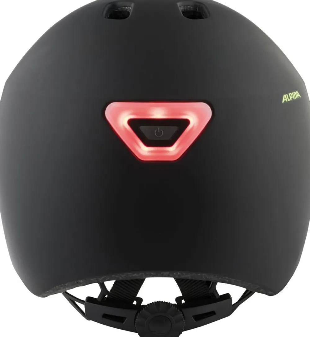 Alpina City-Helm Brooklyn schwarz/neongelb matt Discount