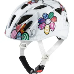 Alpina Kinder-Helm  Ximo Flash white flower Clearance