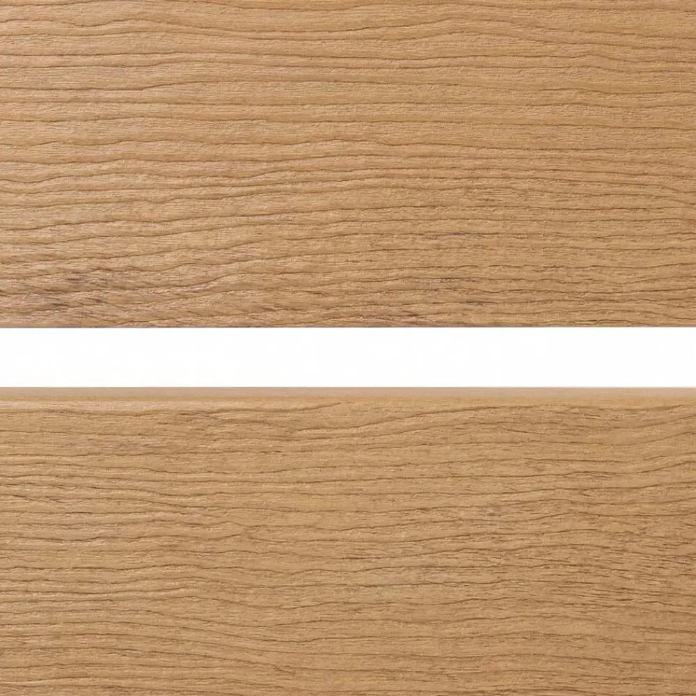 MCW Alu Mülltonnen-Zaun -K57, Erweiterungselement Mülltonnenverkleidung, Holzoptik erweiterbar 130x100x6cm ~ hellbraun Hot