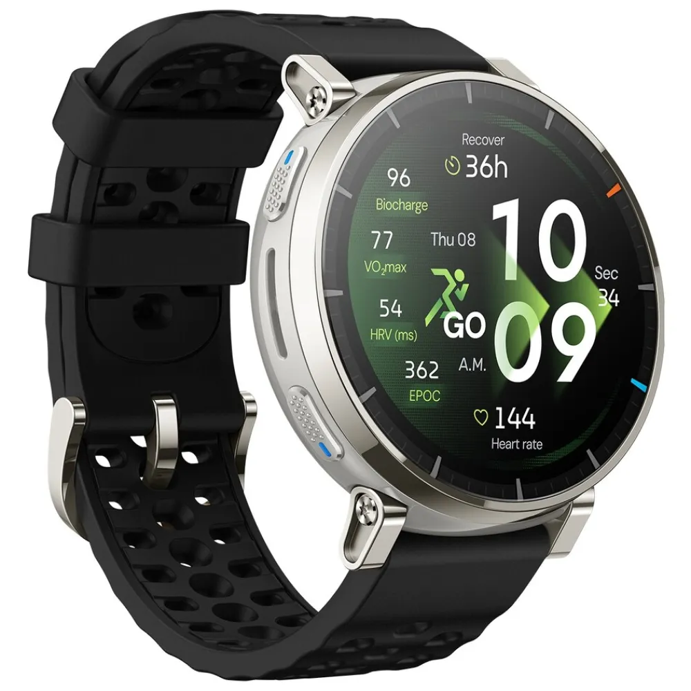Amazfit Active 3 Premium Smartwatch silber Outlet