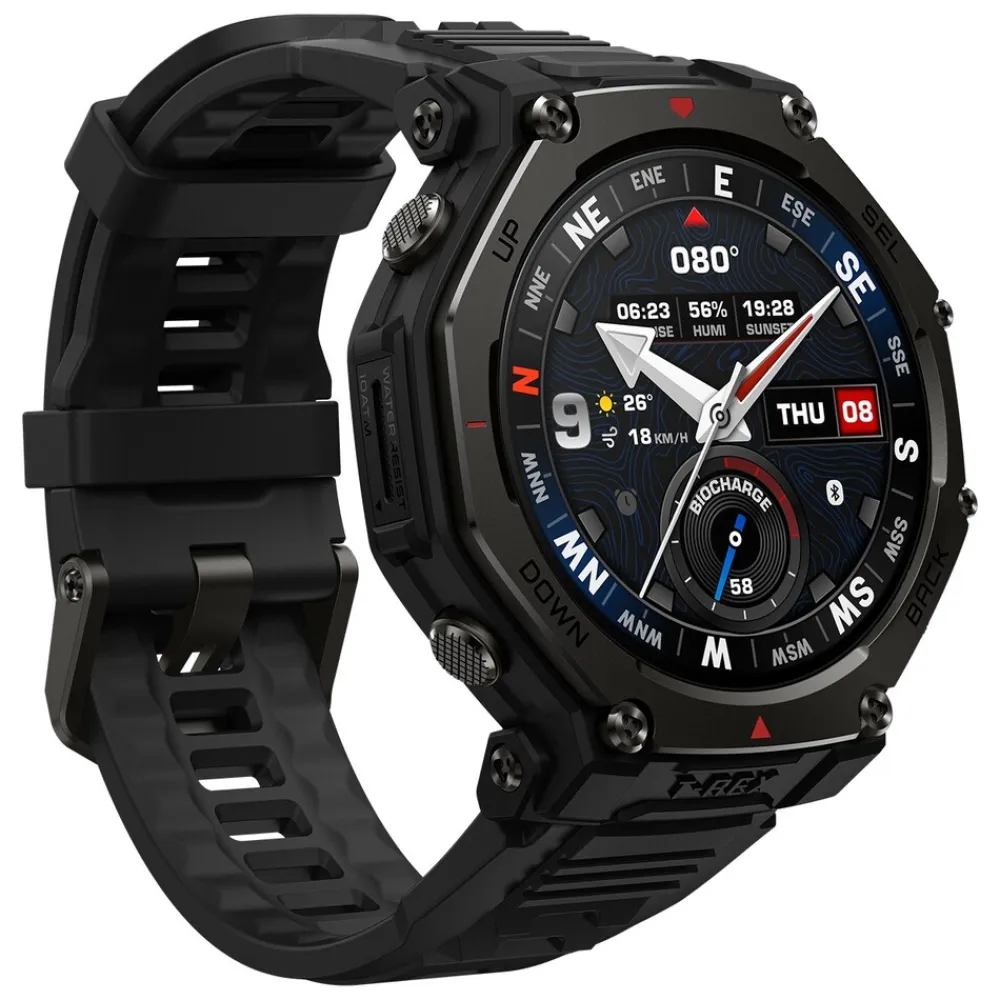 Amazfit T-Rex 3 Pro 48mm Smartwatch schwarz Discount