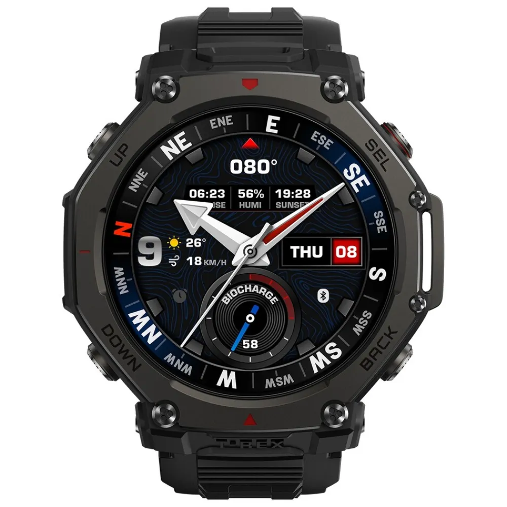 Amazfit T-Rex 3 Pro 48mm Smartwatch schwarz Discount