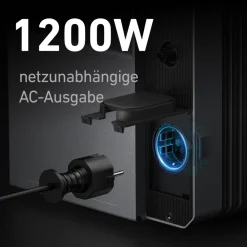 SOLIX Solarbank 2 E1600 AC, Speicher für Balkonkraftwerk, 1,6kWh ^ ANKER New