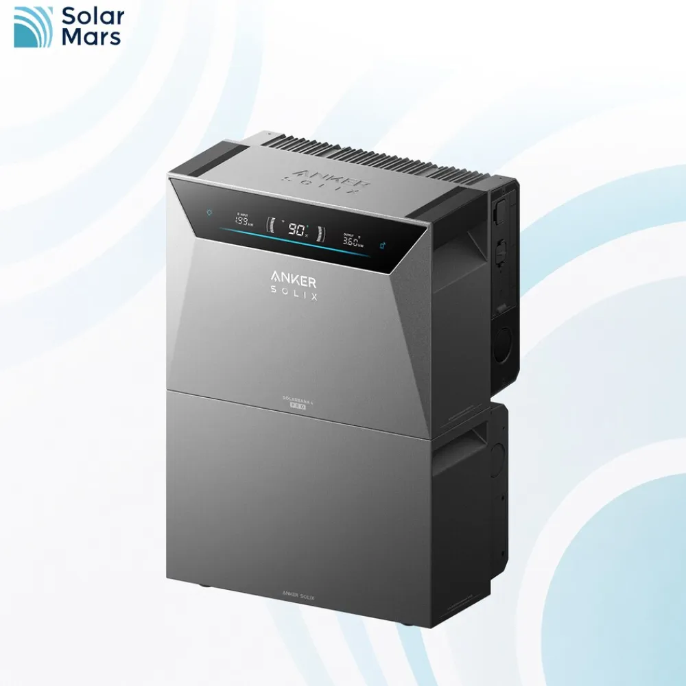 ANKER SOLIX Solarbank 4 E5000 Pro mit 1x BP5000 Erweiterungsbatterien New