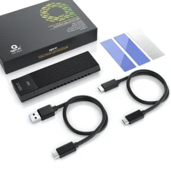 Aplic M.2 NVMe Gehäuse USB 3.2 Gen 2 auf PCIe 3.0 und SATA kompatibel mit 2230, 2242, 2260, 2280 Best