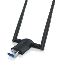 Aplic WLAN-Stick, WIFI Dongle USB 3.0, 1200 MBit/s Dual Band 2,4 + 5 Ghz externe Antennen Best