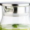 APS 1,5 Liter Glaskaraffe Glas/ Edelstahl ^ Assheuer Discount