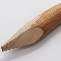 Aquagart 55 Holzpfosten für Staketenzaun 1,5m I Durchmesser 6-9cm I Zaunpfosten aus Haselnuss I Zaun-Pfahl Outlet