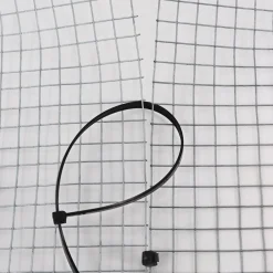 100 Kabelbinder 300mm x 4,8mm für Schattiernetz Zaunblende Tennisblende Bauzaun ^ Aquagart Discount