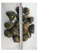 80kg Polierter Kiesel Glanzkies Flusskiesel Kieselsteine Gartenkies Zierkies # ^ Aquagart Hot