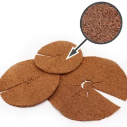 Aquagart 5 Kokos Mulchscheiben 30cm Kokofasermatte Kokosfaser Pflanzenschutzmatte Kokos Sale