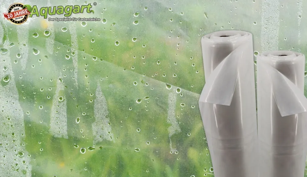 25m Gartenfolie Gewächshausfolie UV 5 Frühbeetfolie Treibhausfolie 4m breit ^ Aquagart Clearance