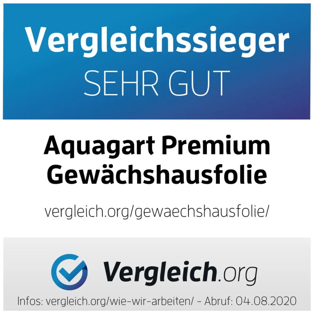 25m Gartenfolie Gewächshausfolie UV 5 Frühbeetfolie Treibhausfolie 4m breit ^ Aquagart Clearance