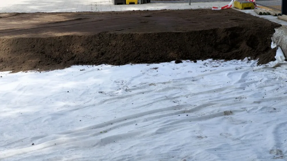 380m² Geotextilvlies Gartenvlies Unkrautvlies Drainagevlies 200g 1,9m ^ Aquagart Sale