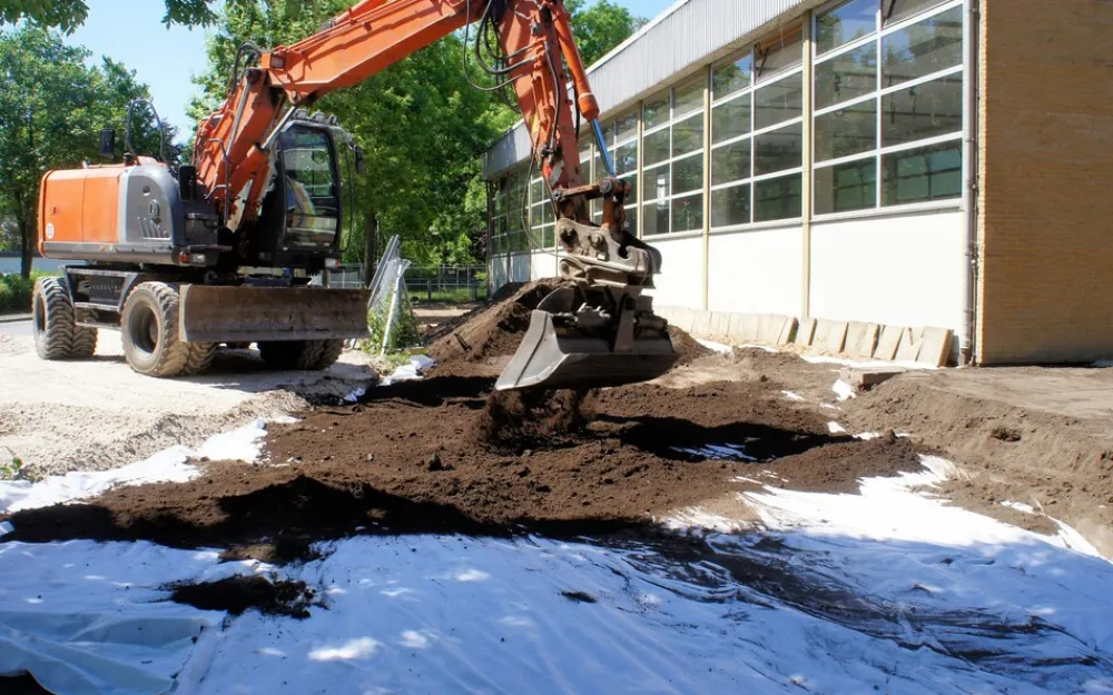 380m² Geotextilvlies Gartenvlies Unkrautvlies Drainagevlies 200g 1,9m ^ Aquagart Sale
