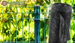 150m Schattiernetz Zaunblende Tennisblende Windschutznetz Sichtschutzzaun 90g 2m ^ Aquagart Outlet