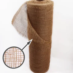 65m x 1m Jutegewebe 105g/m² Jutematte Gartenjute Jute Stoff Sackleinen Juteband ^ Aquagart Best