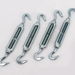 50 Seilspanner für Wildzaun Fostzaun Spannschloss Drahtspanner 2 Haken ^ Aquagart