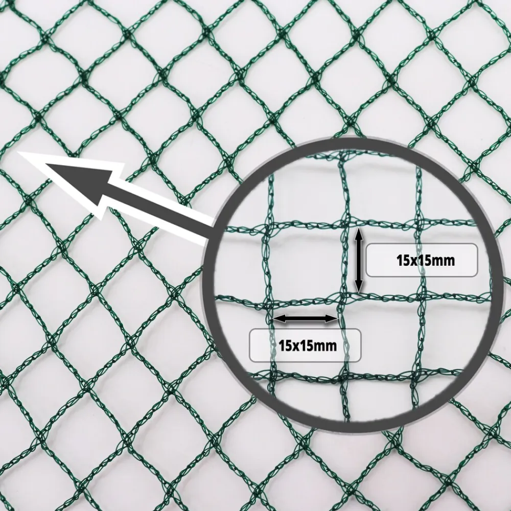 Teichnetz 9m x 6m Laubnetz Netz Vogelschutznetz robust ^ Aquagart Sale