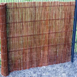 Aquagart Weidenmatte 45m x 120 cm I Sichtschutzmatte aus Weiden Natürlicher Sichtschutz für Garten New