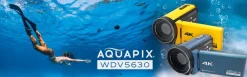 aquapix WDV5630 Unterwasser DV-Camcorder Grau / Blau Clearance