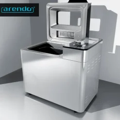 Brotbackautomat 550W, Brotbackmaschine, 25 Programme, glutenfreies Backen, Joghurtfunktion, 1 kg Kapazität, Direktantrieb ^ Arendo Sale