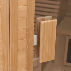 Artsauna Infrarotkabine Aalborg mit Dual-Technologie | 2 Personen Wärmekabine aus Hemlock Holz New