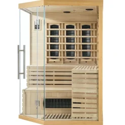 Infrarotkabine Kiruna150 Dual Technologie – 8 Vollspektrumstrahler & 1 Flächenstrahler ^ Artsauna Sale