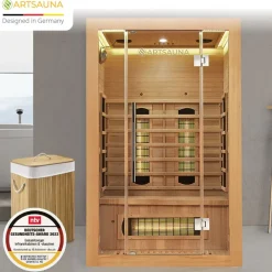 Artsauna Infrarotkabine Kiruna120 Dual Technologie – 5 Vollspektrumstrahler & 3 Flächenstrahler Online